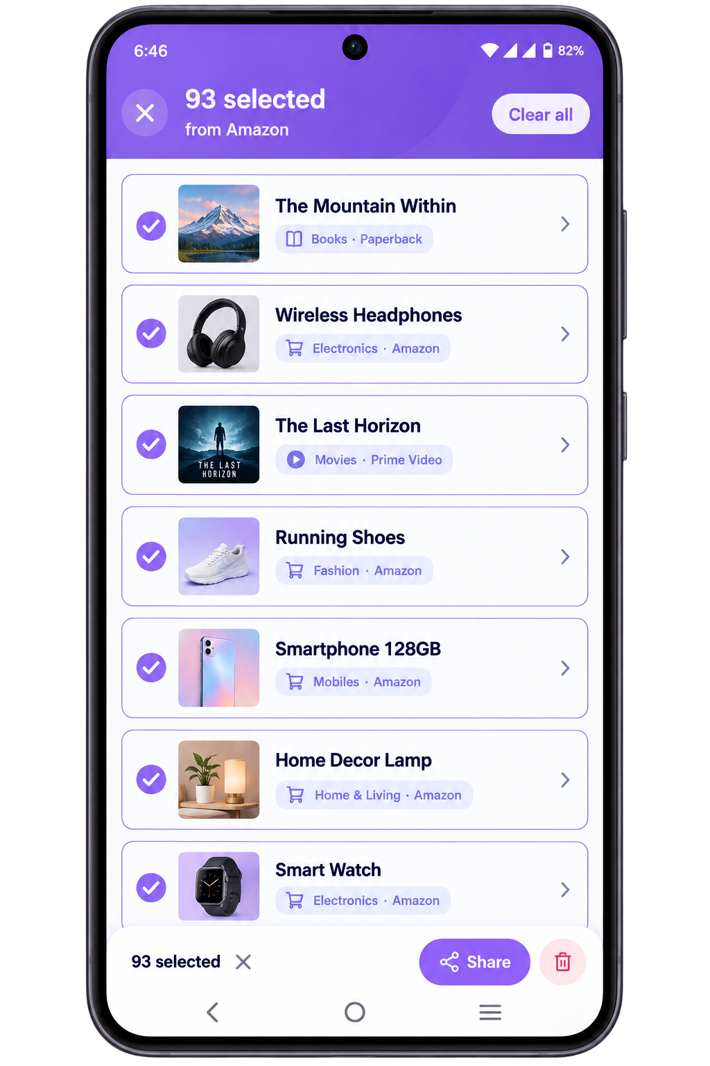 Save Space Bulk Select 3D Mobile Render